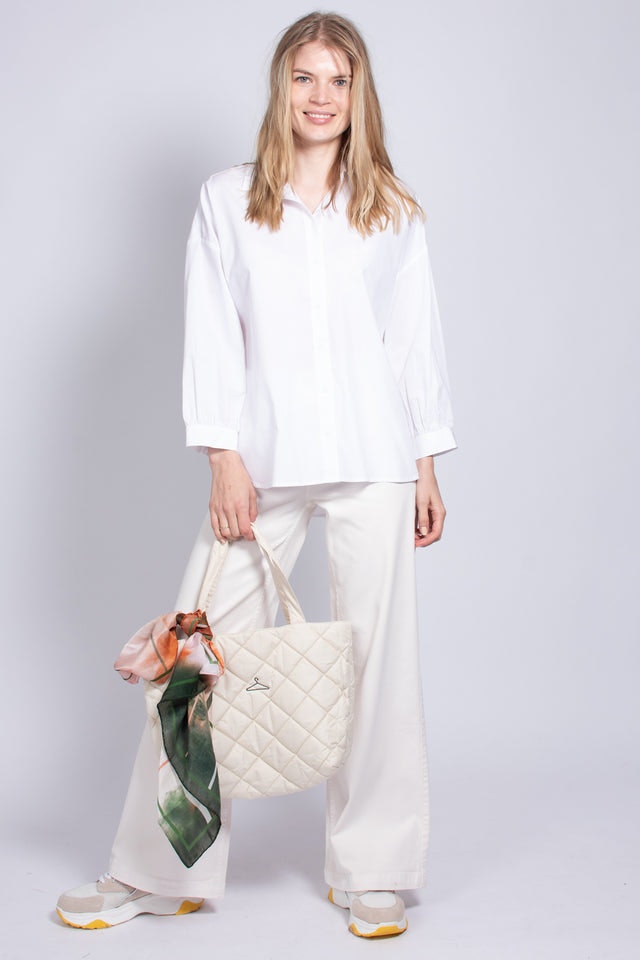 Paras SS Shirt - White - Second Female - T-skjorter & Topper - VILLOID.no