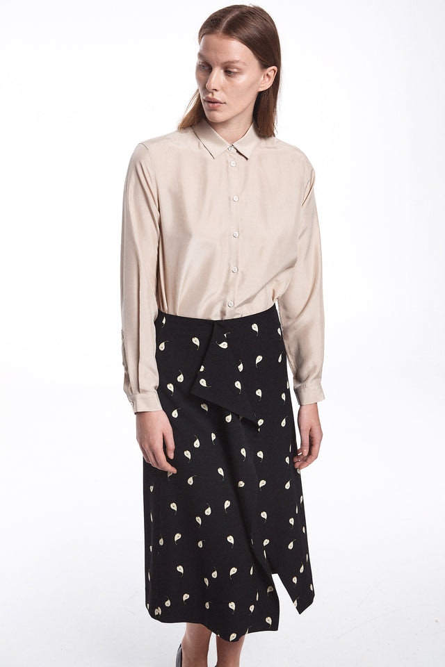 Cotentin Pear Print - Black - Whyred - Skjørt - VILLOID.no