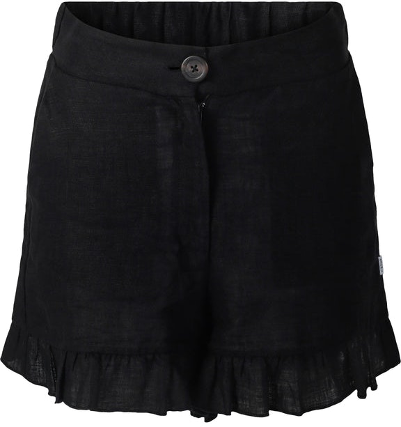 Mynthe Linen Shorts - Black