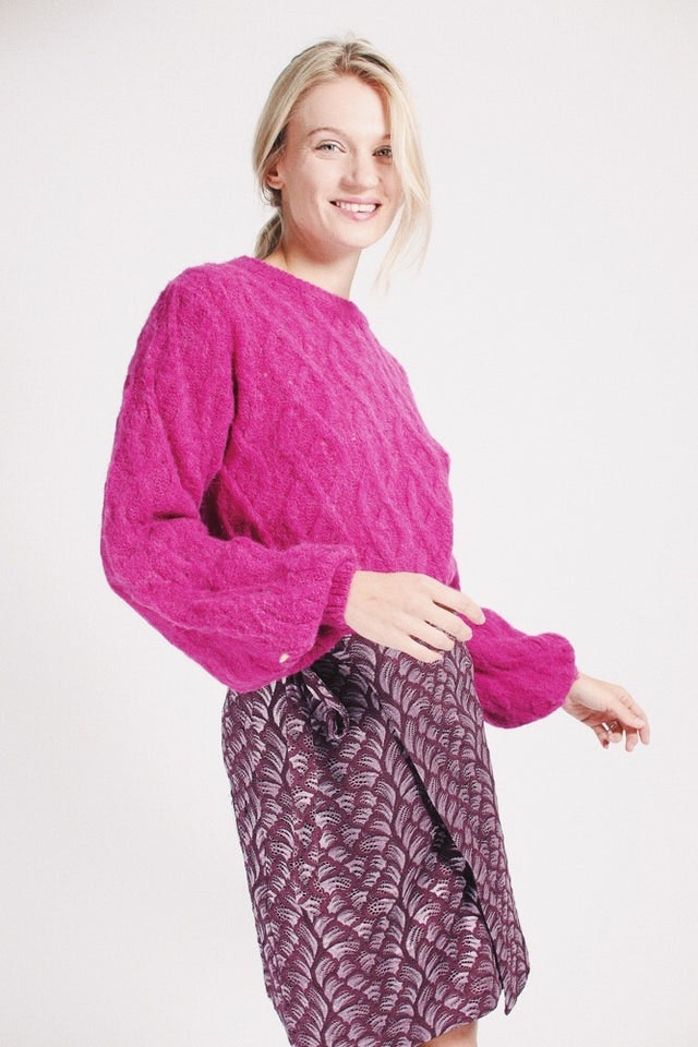 Kaylee Knit - Cactus Flower - MAUD - Gensere - VILLOID.no