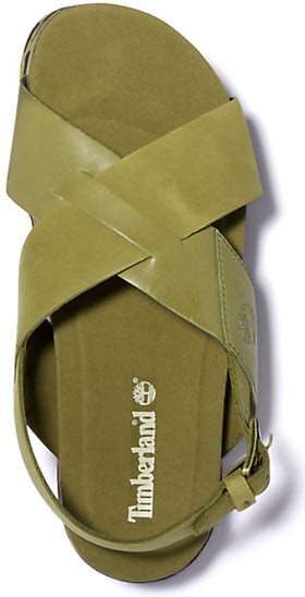 Santa Monica Sunrise Backstrap - Olive Nubuck
