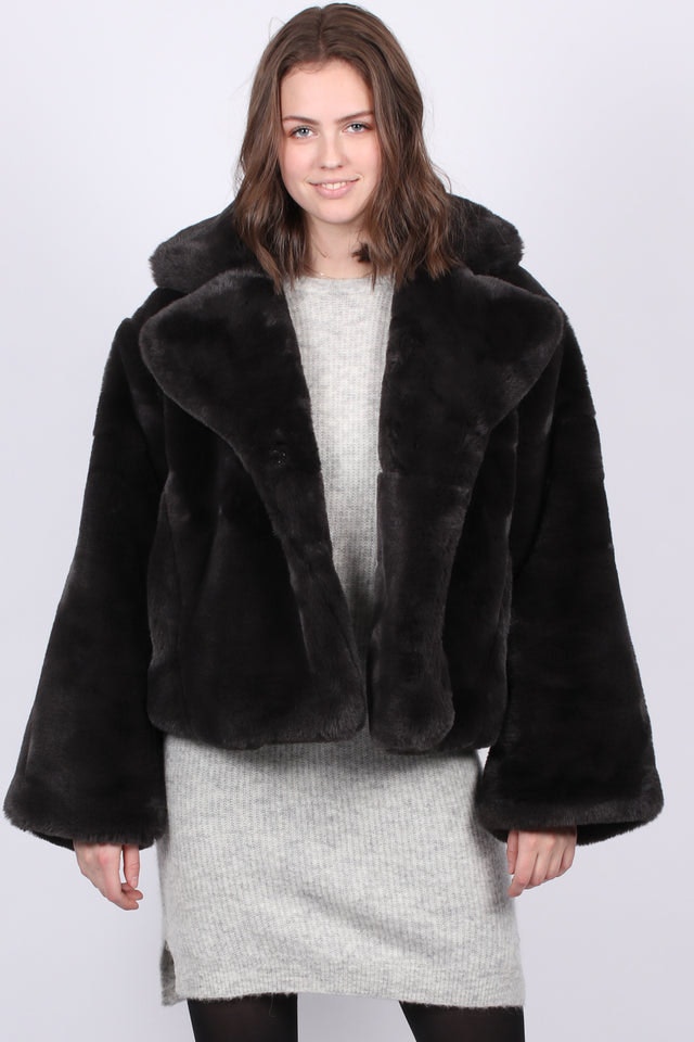 Beyonce Solid Jacket - Antracite - Line of Oslo - Jakker - VILLOID.no