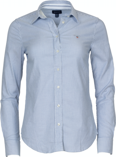 Stretch Oxford banker shirt - Nautical blue - GANT - Bluser & Skjorter - VILLOID.no