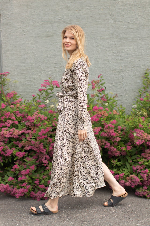 Wisely Long Shirt Dress - Black - Second Female - Kjoler - VILLOID.no