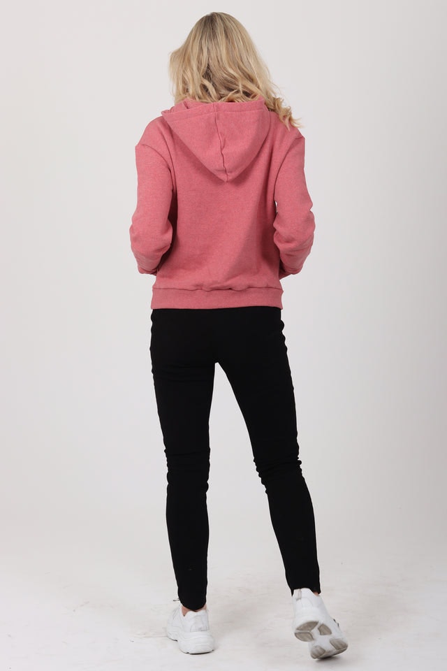 Hang on Hoodie - Red Melange - Holzweiler - Gensere - VILLOID.no