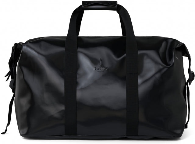 Weekend Bag - Shiny Black - Rains - Tilbehør - VILLOID.no