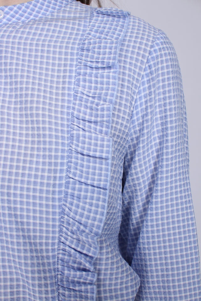 Leslie Shirt - Brunnera Blue - Second Female - Bluser & Skjorter - VILLOID.no