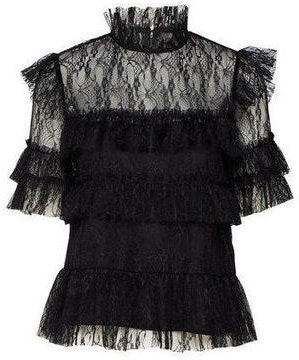 Rachel Blouse - Black - By Malina - Bluser & Skjorter - VILLOID.no