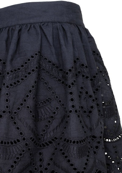 Lace Skirt - Sky Captain - MAUD - Skjørt - VILLOID.no