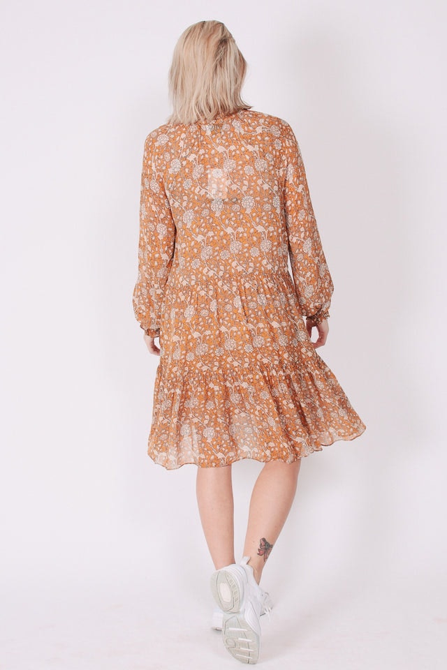 Mindy Dress - Sudan Brown - Second Female - Kjoler - VILLOID.no