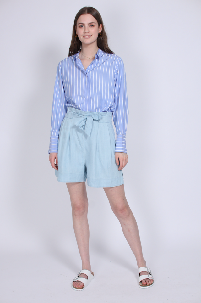 Sophia Shorts - Light Denim Blue - Second Female - Bukser & Shorts - VILLOID.no