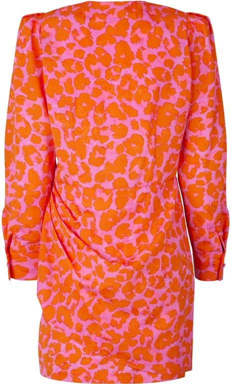 Yvonne Dress - Pink Leo