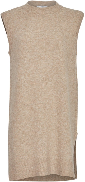 Cardea Zenie Long Vest - Sand Melange