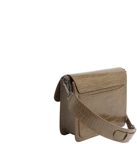 Cayman Pocket Matte Croco - Clay Brown