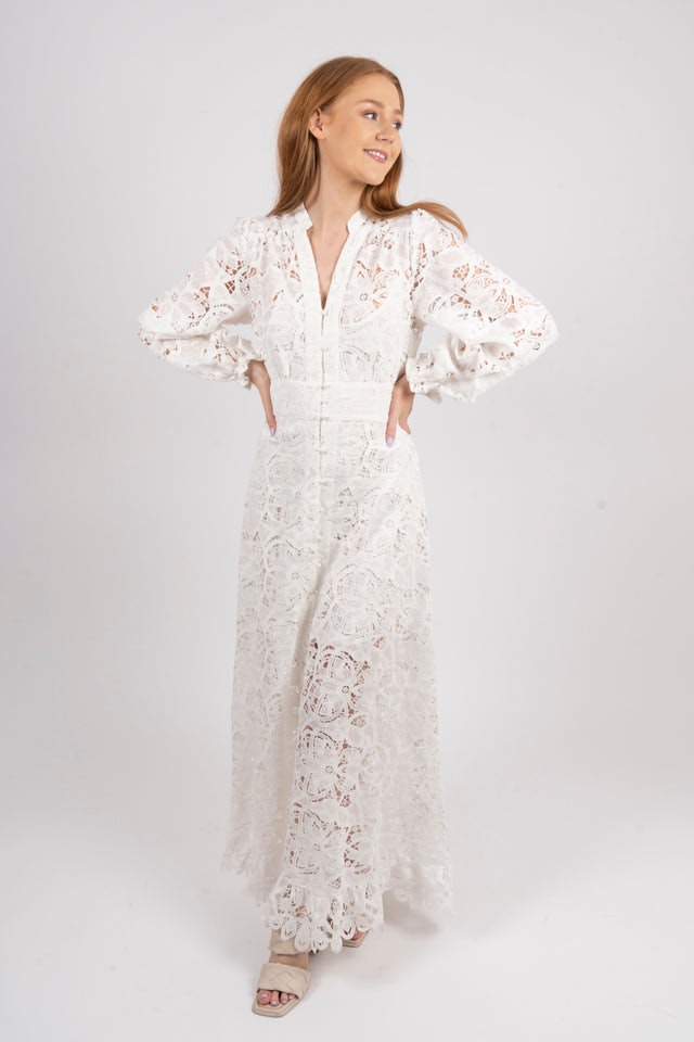 Lenna Maxi Dress - White