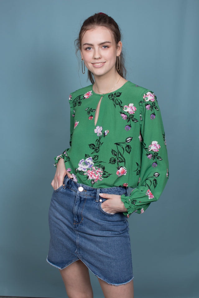 Ronja Blouse - Jelly Bean - Second Female - Bluser & Skjorter - VILLOID.no