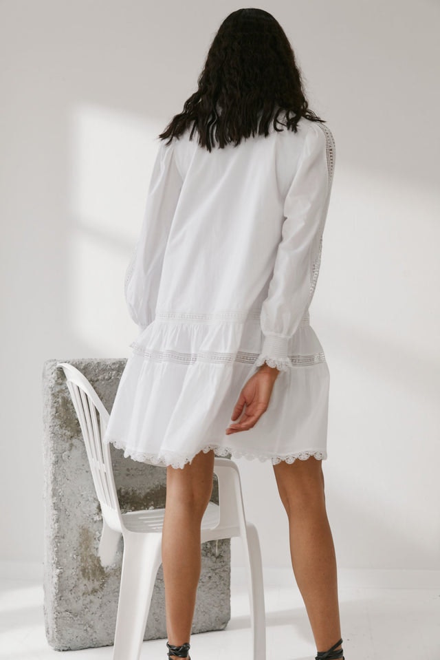 Sandra Shirt Dress - Cream