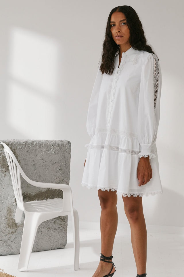 Sandra Shirt Dress - Cream