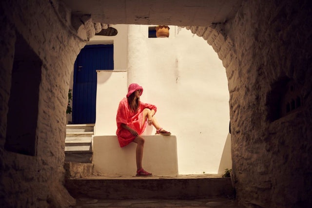 Amorgos - Fushia/Orange