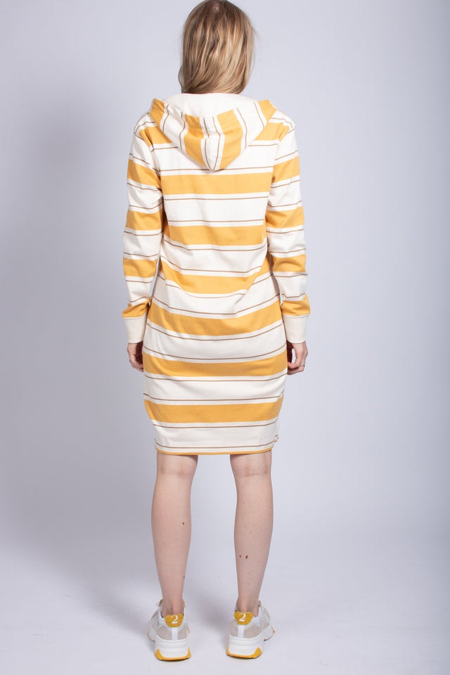 Hooded Heavy Rugger Dress - Cream - GANT - Kjoler - VILLOID.no