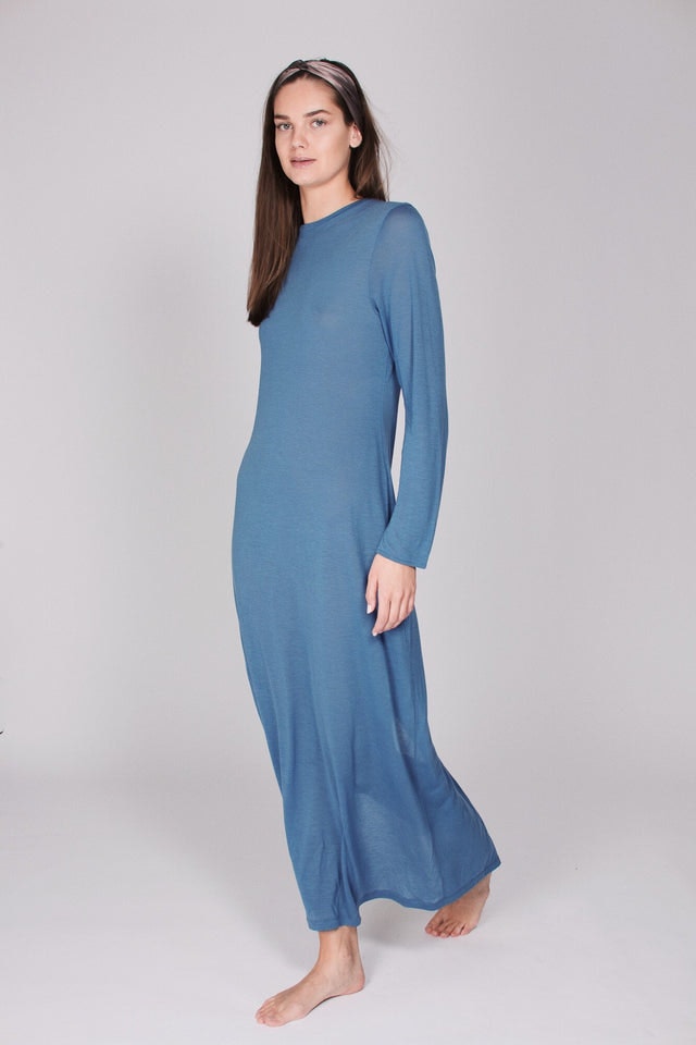The Sweater Dress - Blue - AWAN - Loungewear - VILLOID.no