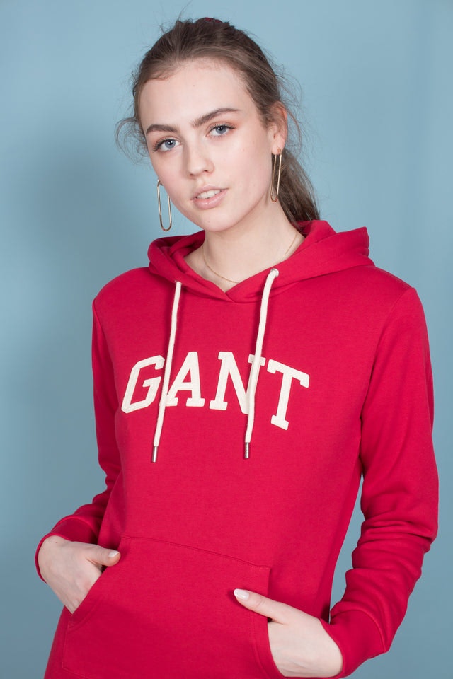 Gant ARCH Hoodie Dress - Red - GANT - Kjoler - VILLOID.no