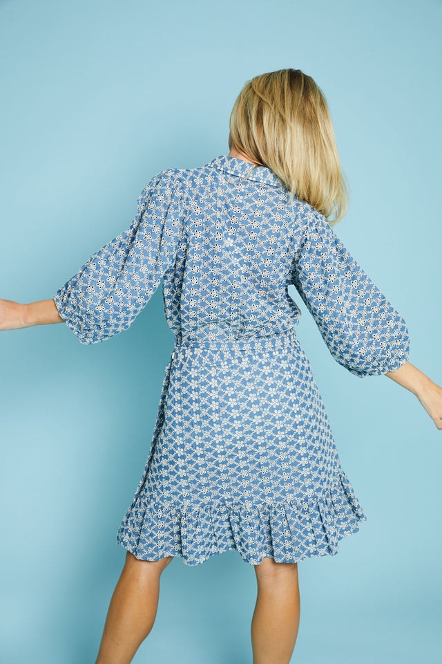 Drops Blouse - Denim