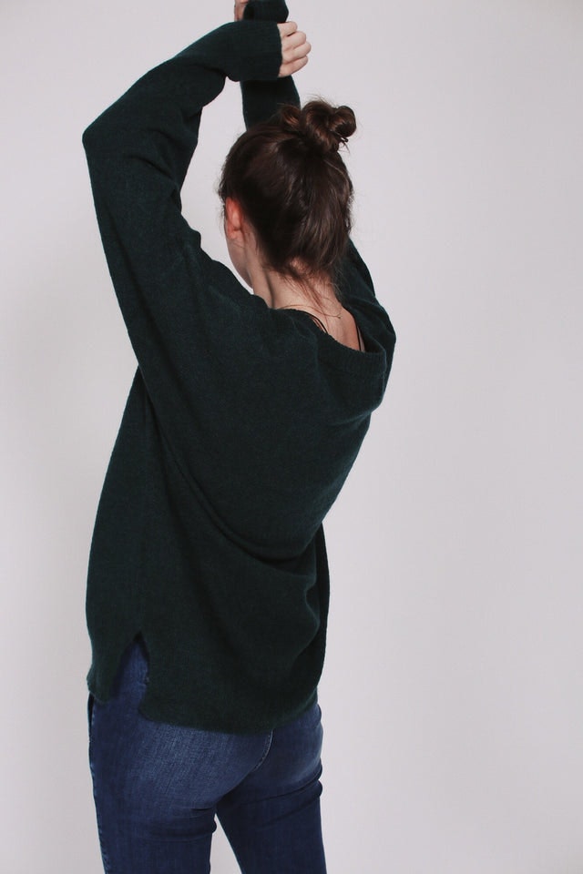 Simone Sweater - Green - Line of Oslo - Gensere - VILLOID.no