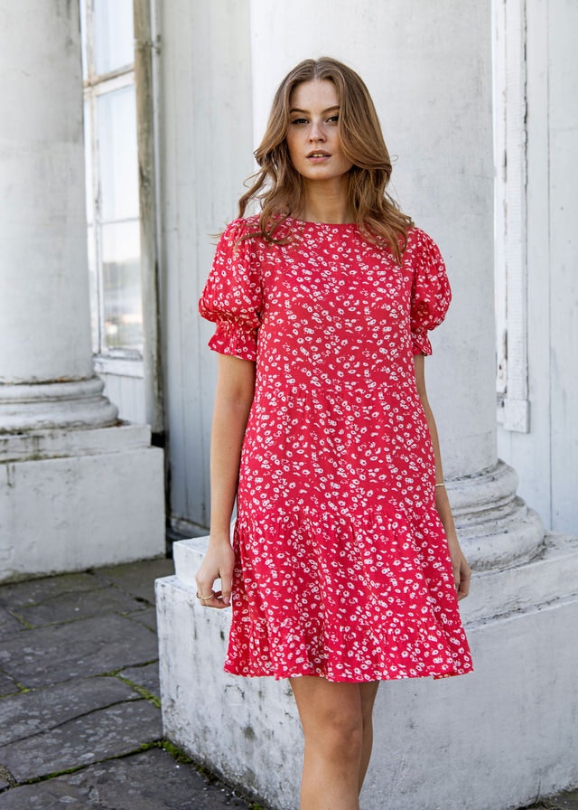 Vivian Dress - Strawberry