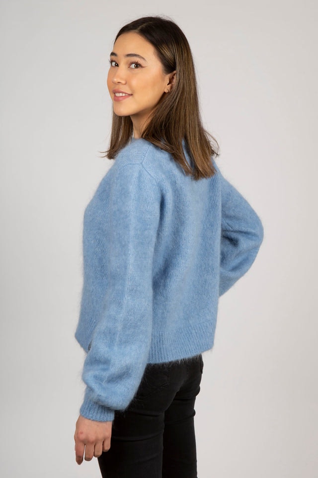Mirabella Mohair Sweater - Dusty Blue