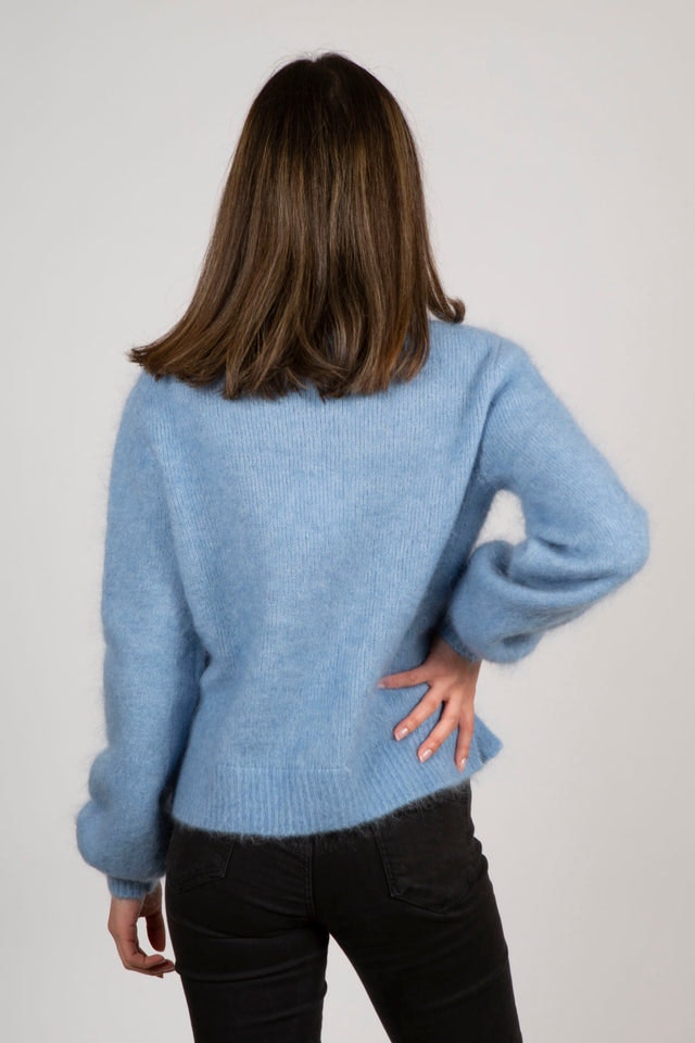 Mirabella Mohair Sweater - Dusty Blue