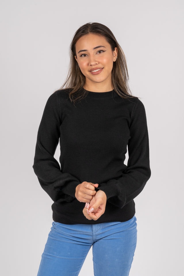 Mathilda Merino Sweater - Black