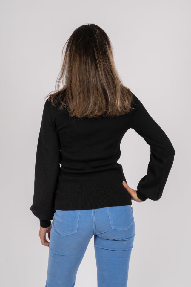 Mathilda Merino Sweater - Black