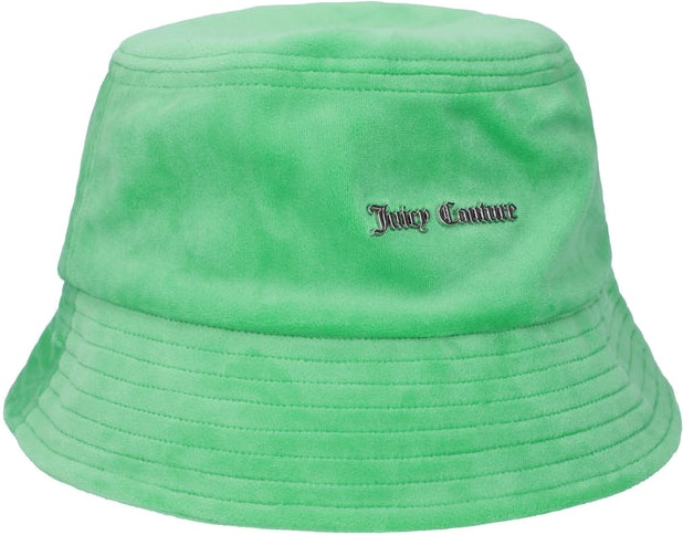 Ellie Velour Bucket Hat - Gumdrop Green