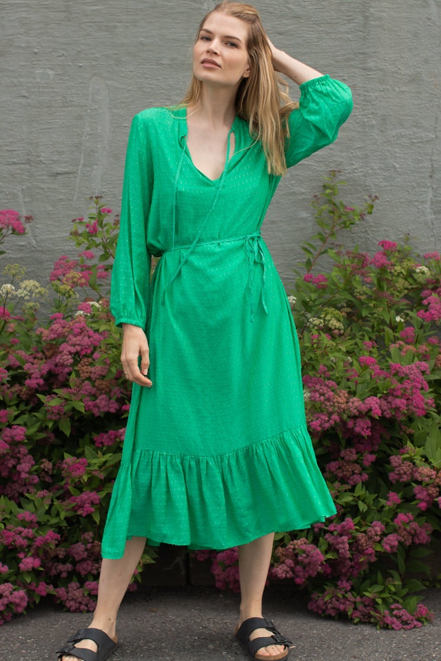 Reve Midi Dress - Blarney - Second Female - Kjoler - VILLOID.no