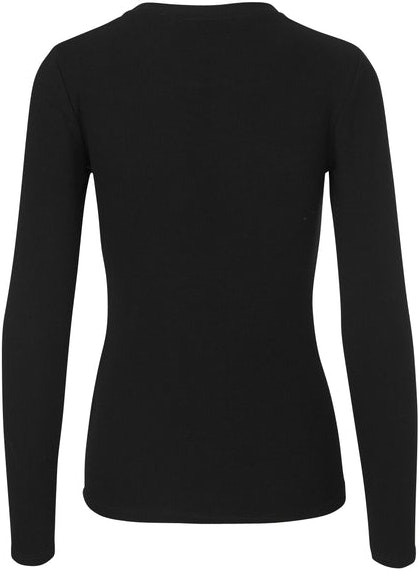 Alexa LS - Black - Samsøe Samsøe - T-skjorter & Topper - VILLOID.no