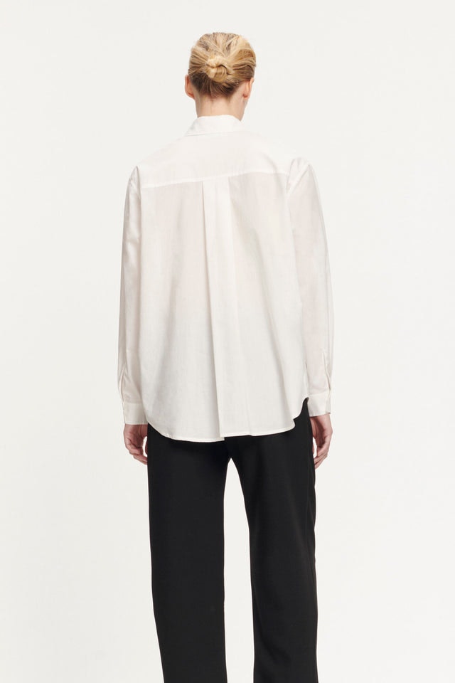 Mina Shirt - White - Samsøe Samsøe - Bluser & Skjorter - VILLOID.no