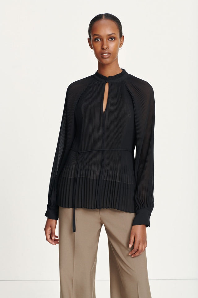 Soraya Blouse - Black - Samsøe Samsøe - Bluser & Skjorter - VILLOID.no