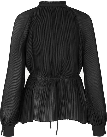 Soraya Blouse - Black - Samsøe Samsøe - Bluser & Skjorter - VILLOID.no