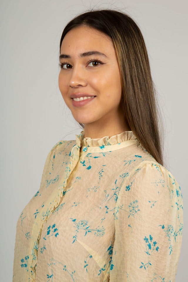 Zarani LS Shirt AOP 12888 - Corn Lace