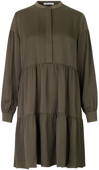Margo Shirt Dress - Black Olive - Samsøe Samsøe - Kjoler - VILLOID.no