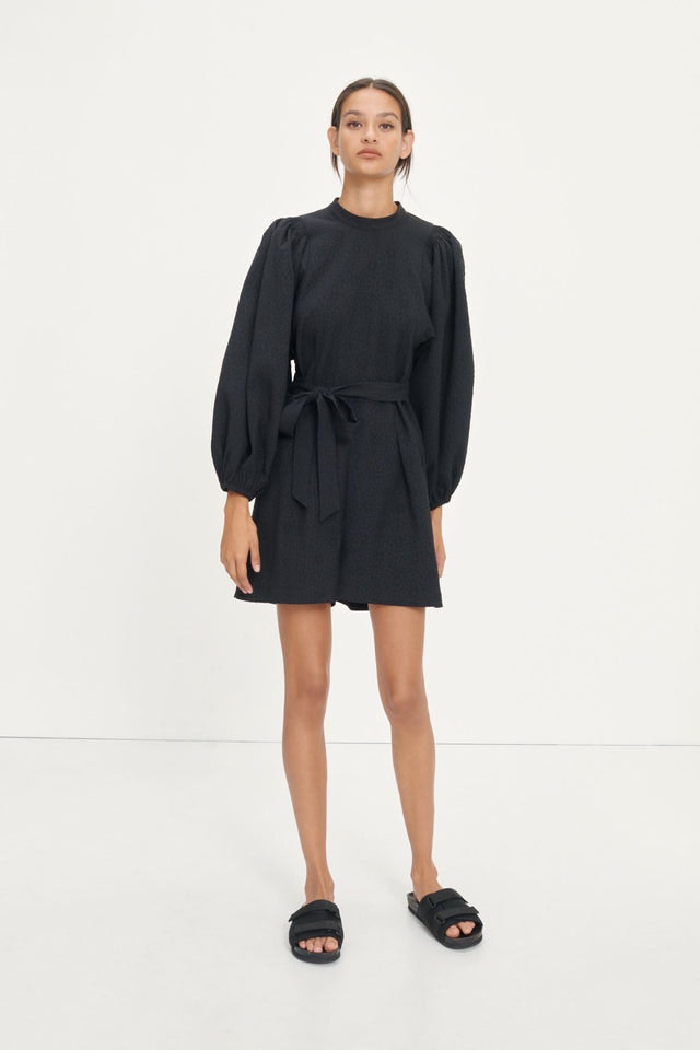 Harriet Short Jumpsuit - Black Flower