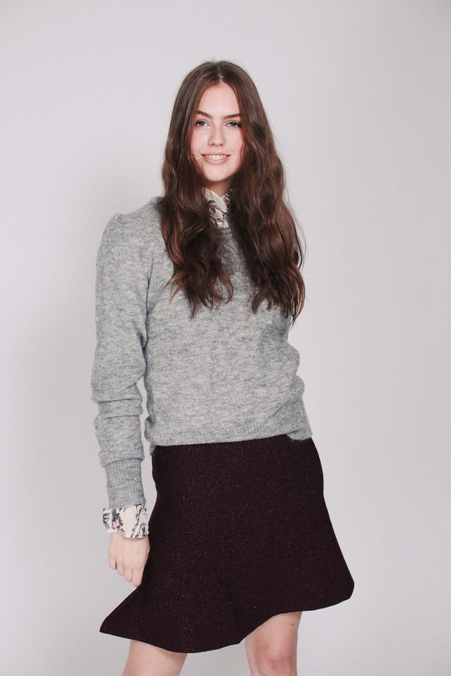 Scully Sweater - Grey Melange - Line of Oslo - Gensere - VILLOID.no
