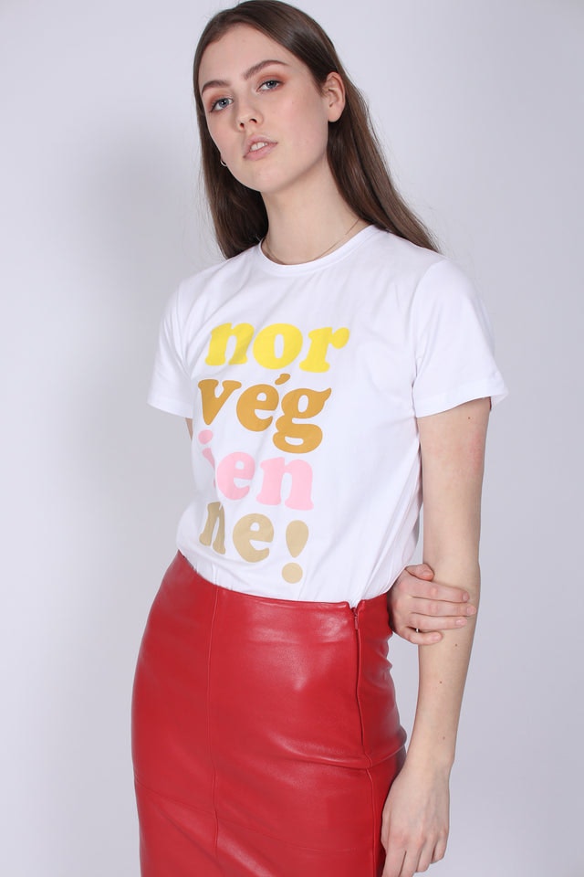 Norvegienne T-Shirt - Aspen Gold - MAUD - T-skjorter & Topper - VILLOID.no