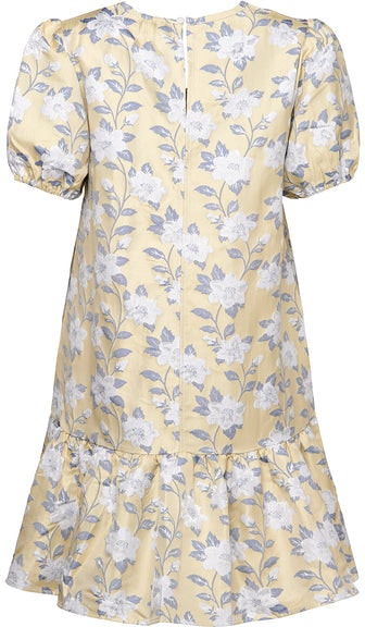 Fenya Dress Jacquard - Yellow Jacquard