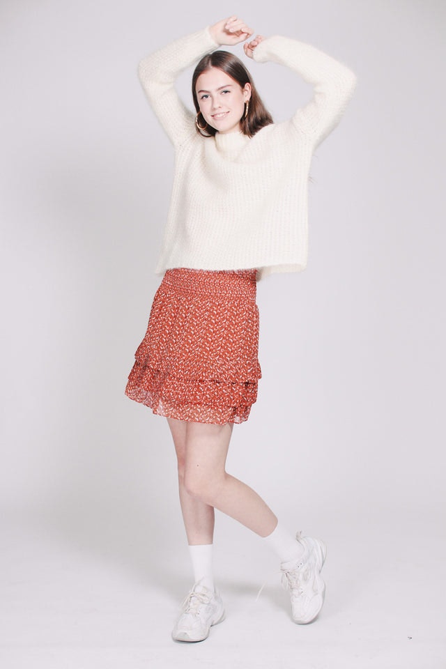 Allo Smock Skirt - Carnelian - Second Female - Skjørt - VILLOID.no