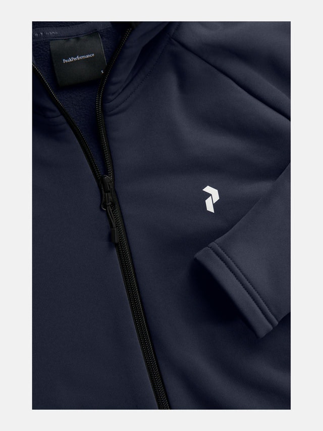W Rider Zip Hood - Blue Shadow