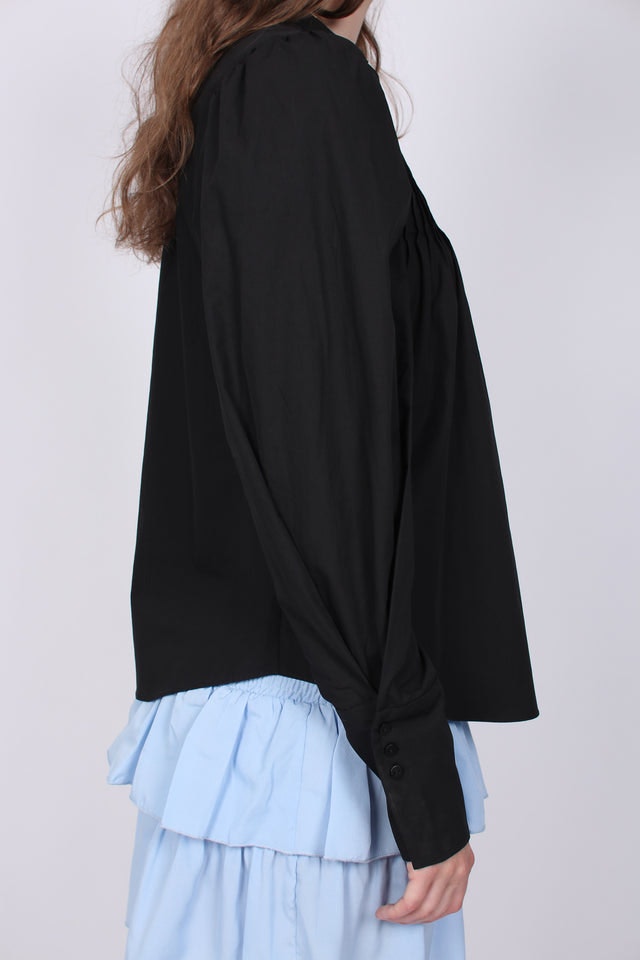 Ula Shirt - Black - Second Female - Bluser & Skjorter - VILLOID.no