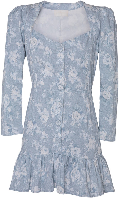 Grove Dress - Rose Blue