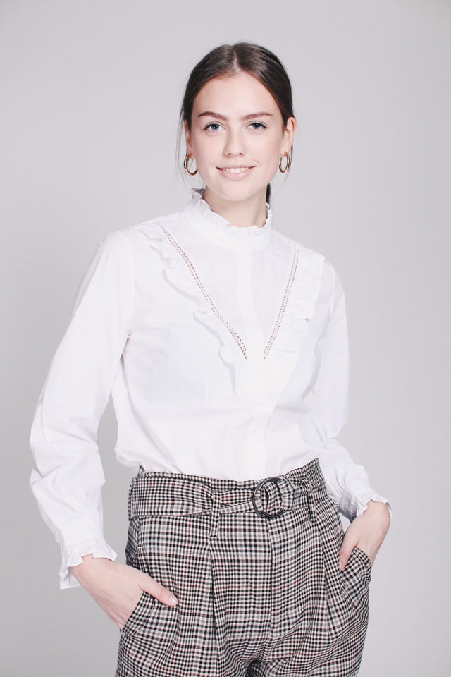 Aditi Shirt - White - Second Female - Bluser & Skjorter - VILLOID.no